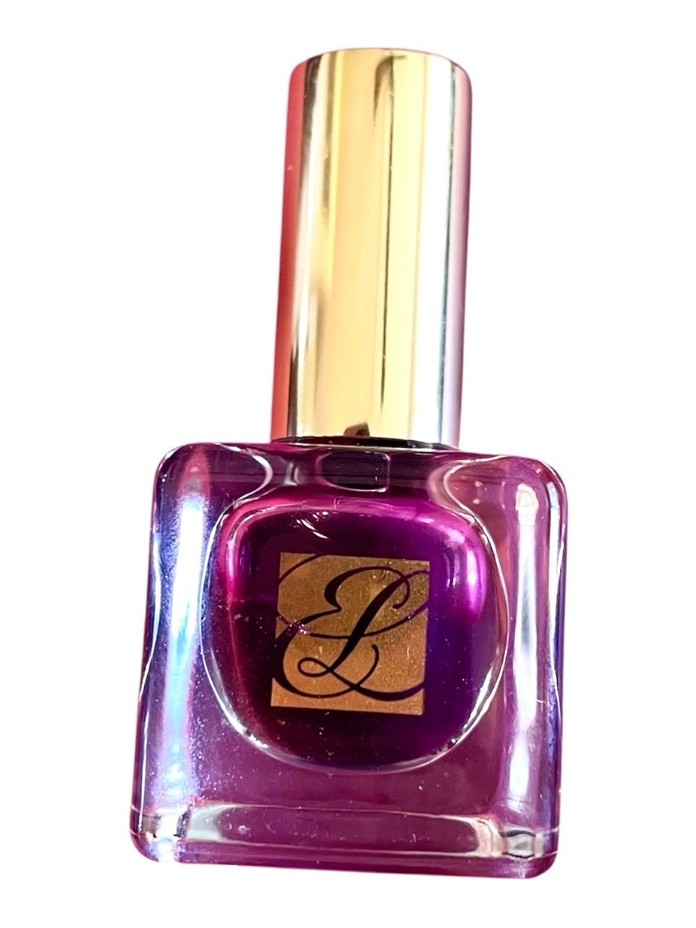 Estee Lauder Purple Black Purple Nail Polish Discontinued Vibrant Color